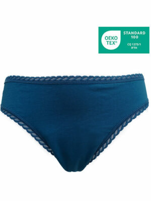 Culotte menstruelle bleue