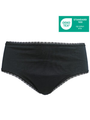 Shorty menstruel noir