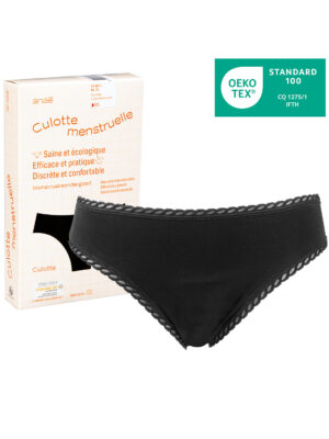 Culotte menstruelle noire